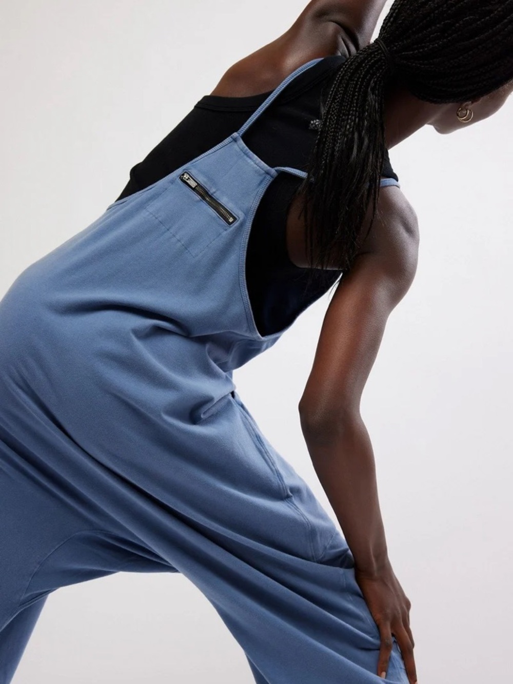 FP MOVEMENT Hot Shot Onesie Skyline Blue NWT Jumpsuit Romper - Picture 8 of 10